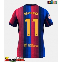 Camisa de Futebol Barcelona Raphinha Belloli #11 Equipamento Principal 2026-27 Manga Curta